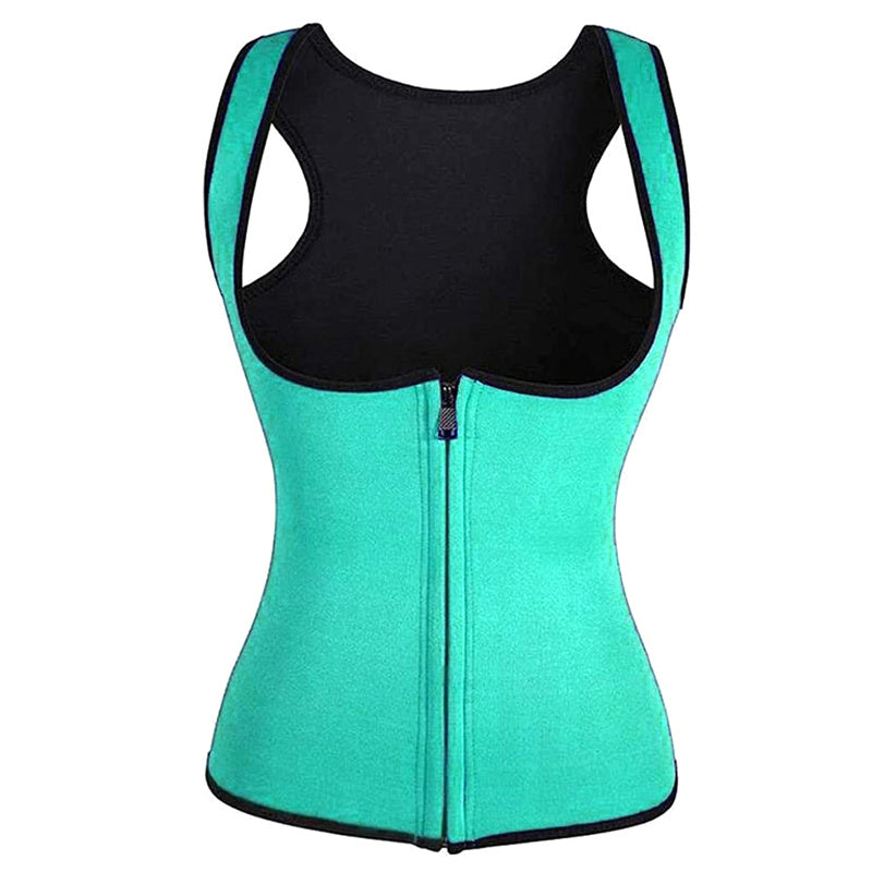 Zipper-Style Ladies Body Tummy Court Corset, Yoga Wear, Fitness Vest, Shapewear