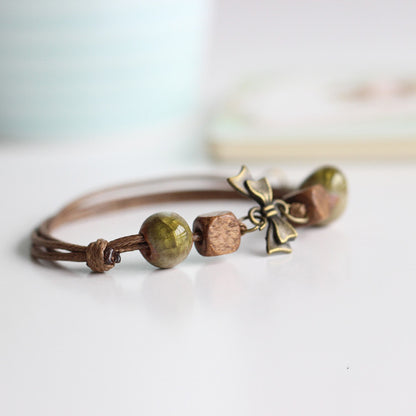 OriginalBroken Bridge Handmade Creative Ceramic Fashion Small Jewelry Bracelet Women Jewelry