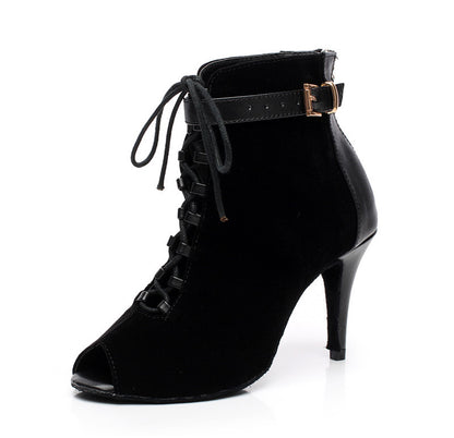 Women's High Heel Boots Latin Dance Shoes