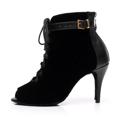 Women's High Heel Boots Latin Dance Shoes