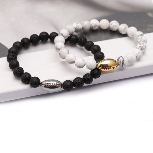 Natural Stone Beads Telescopic Bracelet For Women