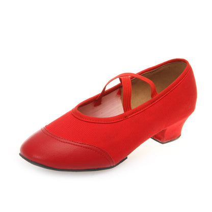 Women's Dance Mid-heel Soft-soled Cloth Shoes