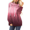 Two-colored fashion hoodies for women