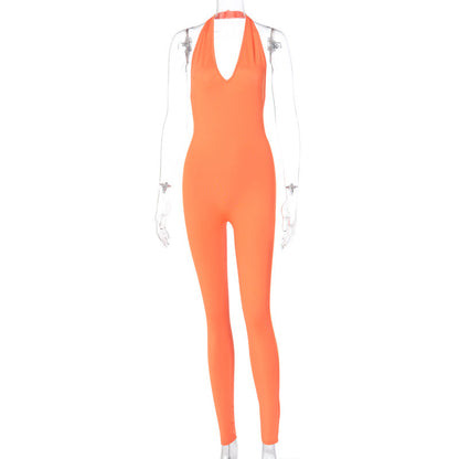 Women Skinny Sleeveless Jumpsuit