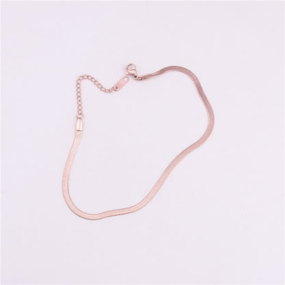 Simple personality anklet women