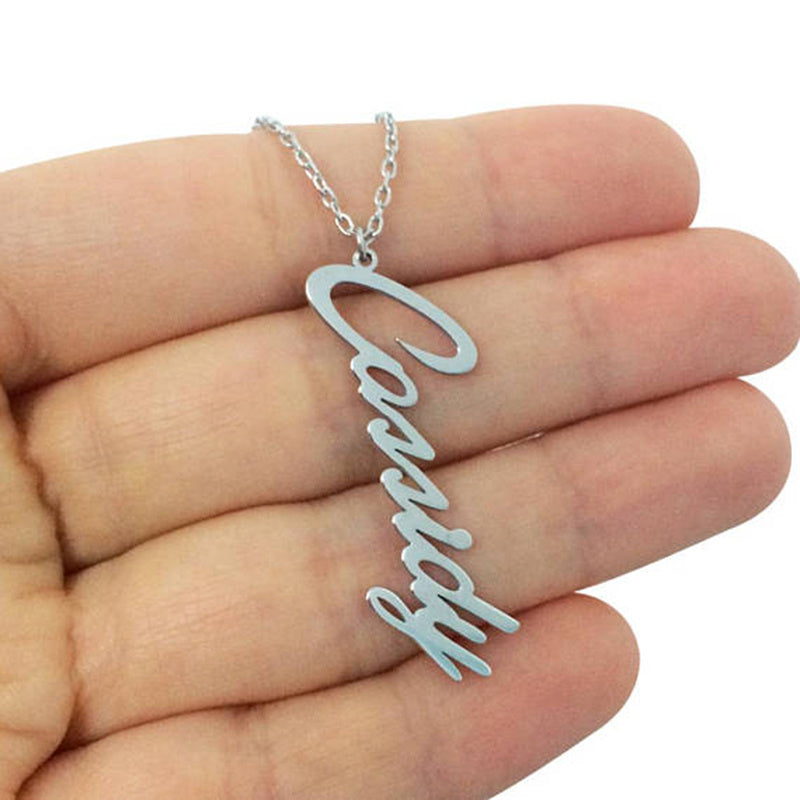 Personalized Signature Name Necklace Stainless Steel Necklace Women Jewelry