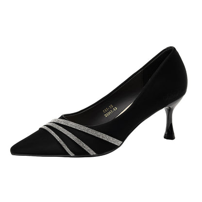 Pointed Stiletto Heel Classy Shoes Women