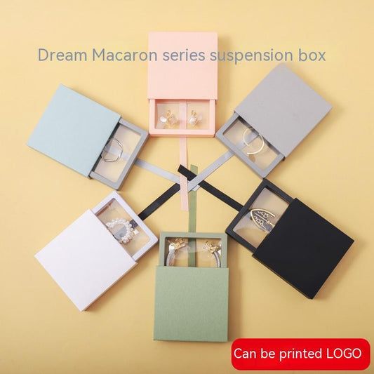 Anti-oxidation PE Film Jewelry Storage Box Color Film Suspension Box