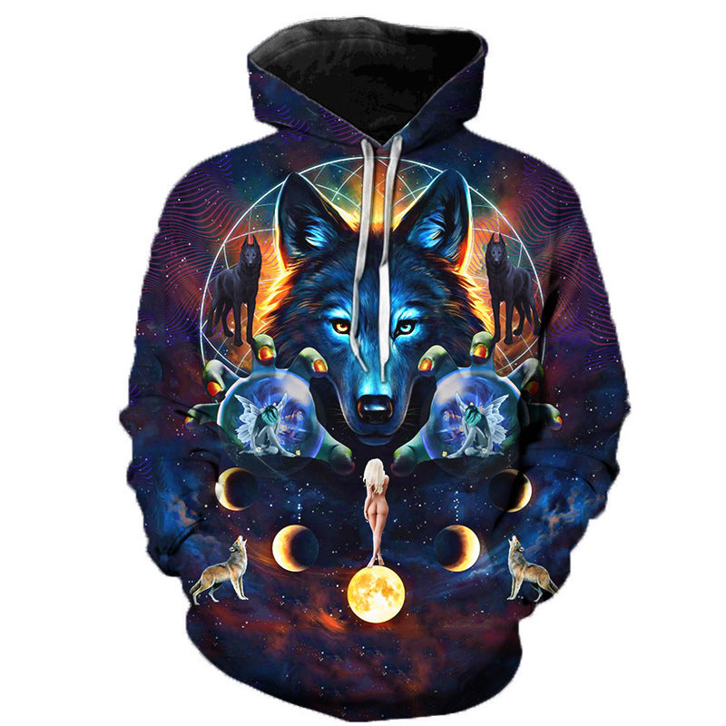 New Unisex 3D Digital Printed Hoodie Sweater