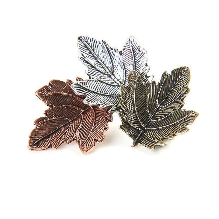 Vintage Maple Leaf Brooches Metal Women