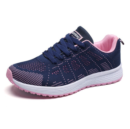 Women Casual Shoes Fashion Breathable Walking Mesh Flat Shoes Woman White Sneakers Women Tenis Feminino Female Shoes