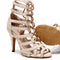 Champagne Modern High Heel Latin Dance Shoe