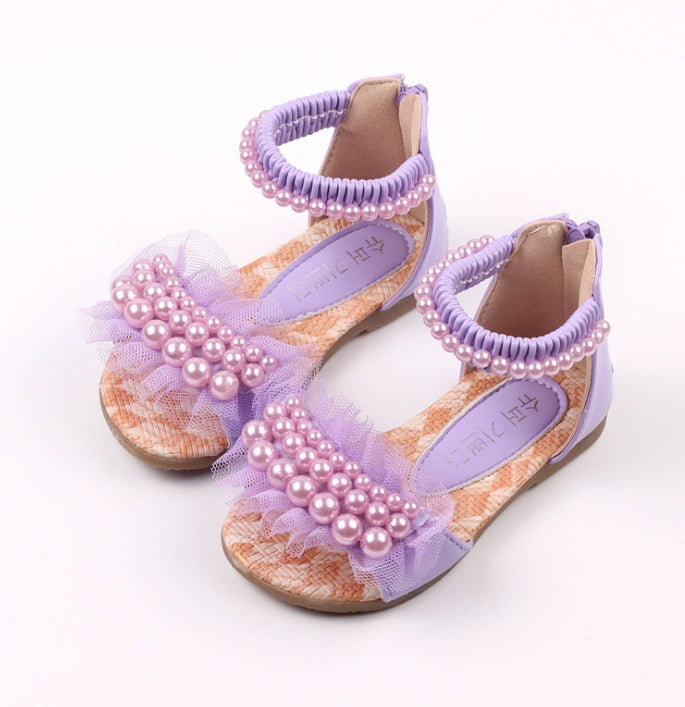 Children's shoes summer girls sandals baby sandals princess shoes little girls dance shoes