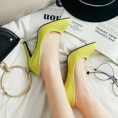 Single shoes simple pointed stiletto women