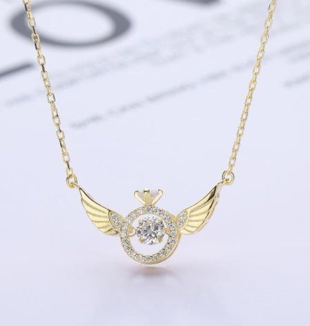 Angel Wings Wings Necklace Women's Korean Light Luxury Simple