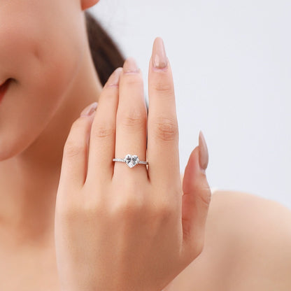 S925 Sterling Silver Ring Female Korean Version Of Light Luxury