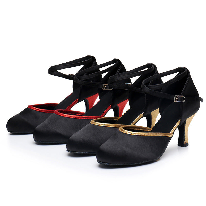 Hollow Breathable Summer Square Dance Shoes