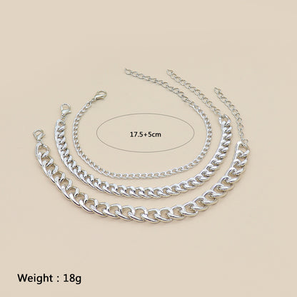 3 Jewelry Chain Bracelet Sets