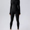 Fleece-lined Yoga Jumpsuit Long Sleeve Keep Warm Outerwear Tights